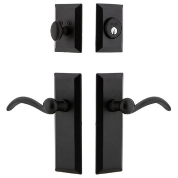 Ageless Iron Keep Plate Combo Pack Tine Lever, Black Iron