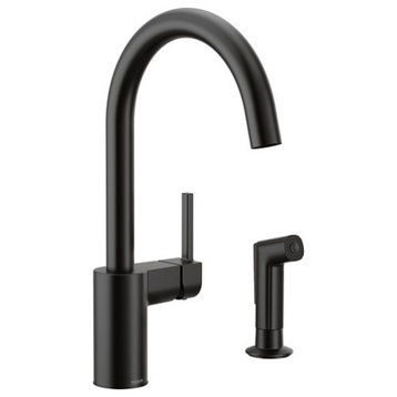 Moen 7165 Align Single Handle Kitchen Faucet - Matte Black