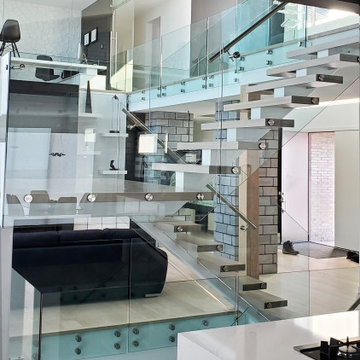 Glass Staircase Railings