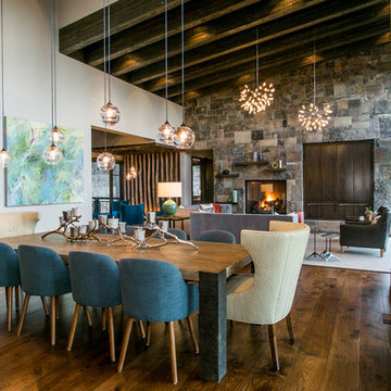 Art Placement in M25 Custom Home - Tahoe
