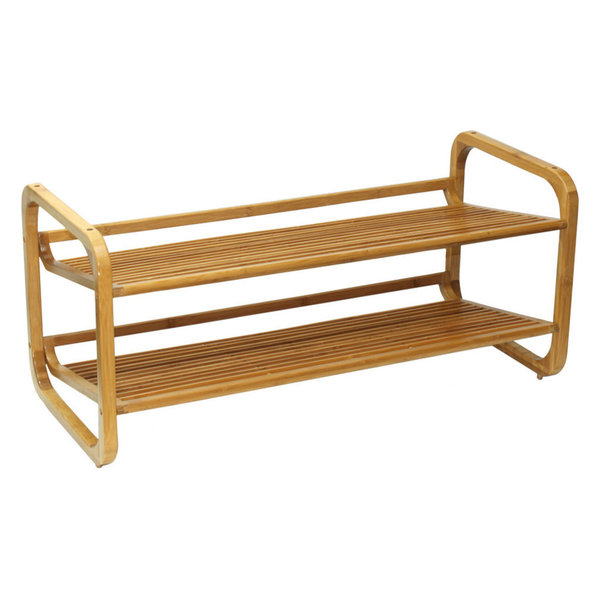 Oceanstar 3 Tier Bamboo Shoe Rack Natural Sportspyder