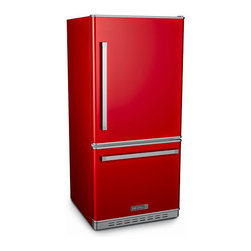 Big Chill Pro Fridge in Cherry Red - Refrigerators