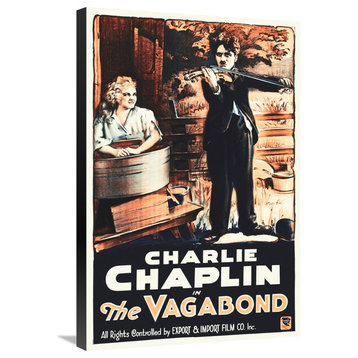Charlie Chaplin, French, The Vagabond, 1916, 20x30