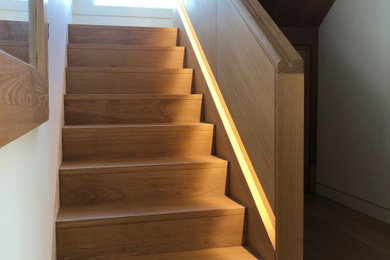 This is an example of a staircase in Gloucestershire.