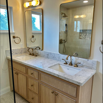 Coastal Grandmillenial Glam Bathroom