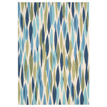 Nourison - Waverly Sun N' Shade Abstract Seaglass 10' x 13' Indoor Outdoor Area Rug - Bring your modern style outdoors or give your living room a pop of flair with the versatile Waverly Area Rug. Created to withstand both indoor and outdoor conditions, this piece effortlessly blends durability and bold design. Transform your space with the contemporary edge this rug offers.