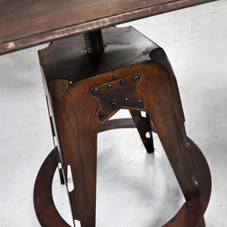 Sheet Metal Tractor Stools - Bar Stools And Counter Stools