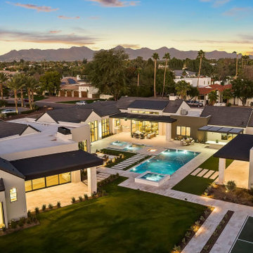 Record-Breaking Bar Z Estate: Resort Pool, Sport Court & Full Mountain Views in