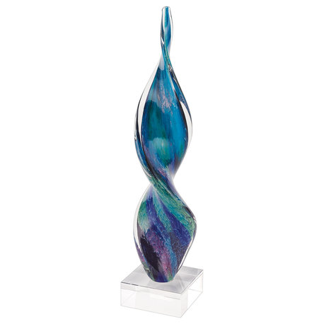 Firestorm Corkscrew Centerpiece 18"