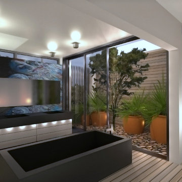 Miami Beach Courtyard Residence
