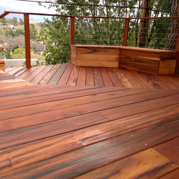 Tigerwood Hillside Deck, Pasadena
