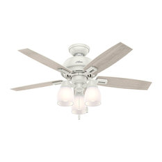 Donegan 3 Light 44" Indoor Ceiling Fan, Fresh White