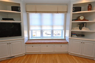 Family room - transitional family room idea in DC Metro