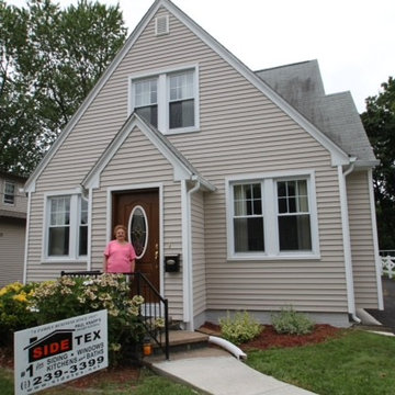 Sidetex Siding, door, & windows Project before and after.