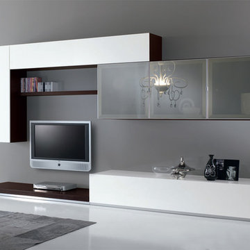 Modern Italian Wall Unit Exential Y41 by Spar - $4,589.00