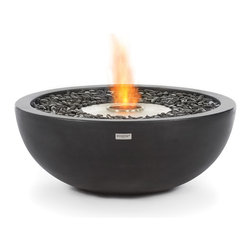 EcoSmart Fire Mix 600 - Fire Pit Bowl - Graphite - Fire Pits