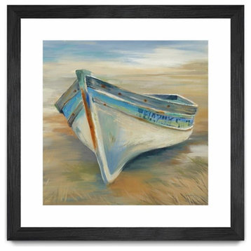 Giant Art 36x36 Low Tide Matted and Framed in Pink