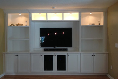 Example of a classic family room design in Orlando