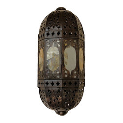 mexican tin and glass lighting - Wall Sconces