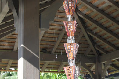 Inspiration for a tropical home design remodel in Hawaii