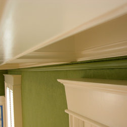 V.E.THOMAN - Dining room with green upholstery fabric - Upholstery Fabric