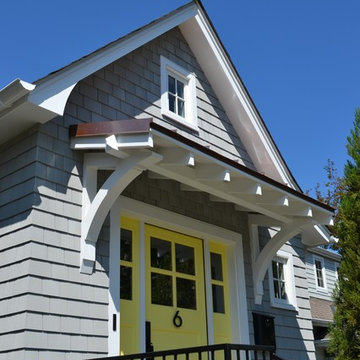 Copper shed roof