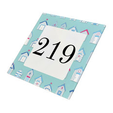 50 Most Por Coastal House Numbers For 2018 Houzz Uk Abodian Signs Nautical Beach Huts House Number Sign Numbers