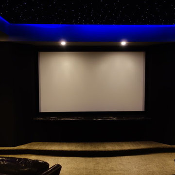 Theater Room in Great Falls, VA