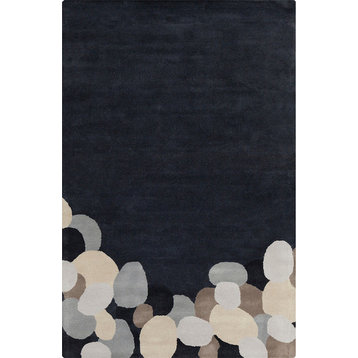Allie Abstract Contemporary Area Rug, 5'x7'6"