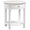 Convenience Concepts Classic Accents Cypress End Table in White Wood Finish