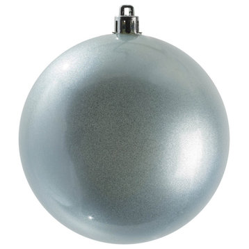 Vickerman N591029Dcv 4" Periwinkle Candy Ball Ornament, 6 Per Bag