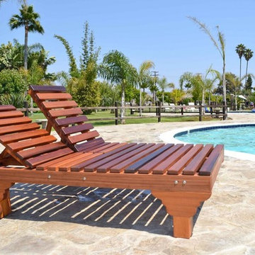 Sol Redwood Patio Lounger