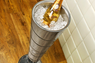 Double Walled Ribbed Cone Design Wine & Champagne Cooler