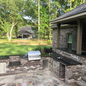 Outside kitchen