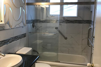 Bathroom - traditional bathroom idea in Calgary