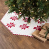 Emmie Red 55" Patchwork Tree Skirt