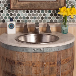 Native Trails 24" Bordeaux Vanity Top in Crema - Vanity Tops And Side Splashes
