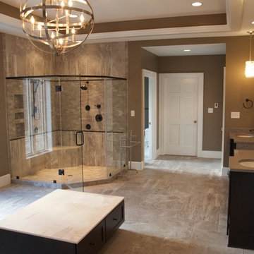 After Photo, Master Bath Remodel - Moore Residence -  Before and After
