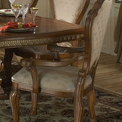 AICO Furniture - Cortina Arm Chair (Set of 2) - 65004-28 - Dining Chairs