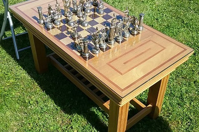 Chess table , Coffee table , Chess set