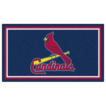 MLB St. Louis Cardinals Rug 3'x5'