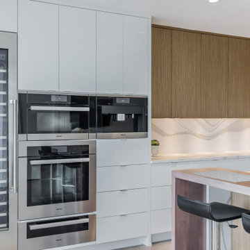 Penthouse Kitchen Remodel by Renowned Renovation with Top Appliances