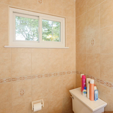 Sliding Window in Lovely Bathroom - Renewal by Andersen NY LI