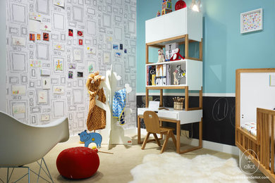 Inspiration for a modern kids' room remodel in Toronto