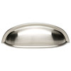 Alno Cup Pull Modern in Satin Nickel