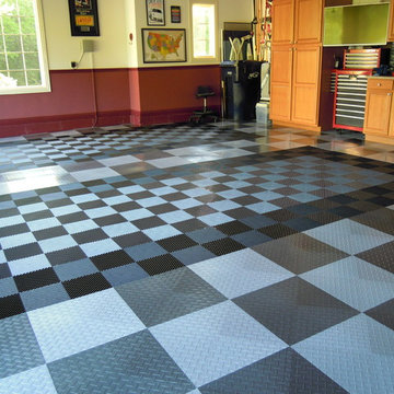 RaceDeck® Home Garage Floor Makeover -Easy DIY Garage Flooring System