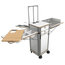 Live Moving Kitchen, Charcoal Grill With 4 Wheels, Pearl White
