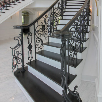 92_Grand Double Staircase in Exquisite Custom Home, Great Falls VA 22066