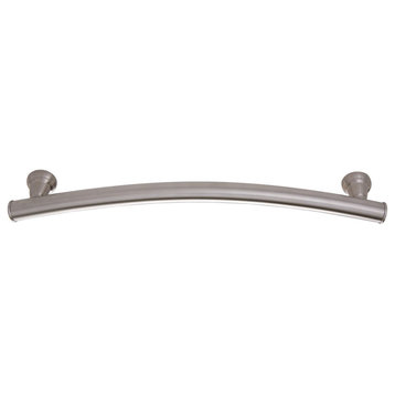 Arista Stainless Steel 18" Straight Decorative Safety Assist Bar, Curved