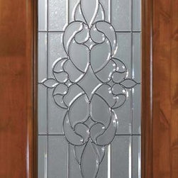 Slab House Single Door 80 Knotty Alder Courtlandt Full Lite Glass - Front Doors